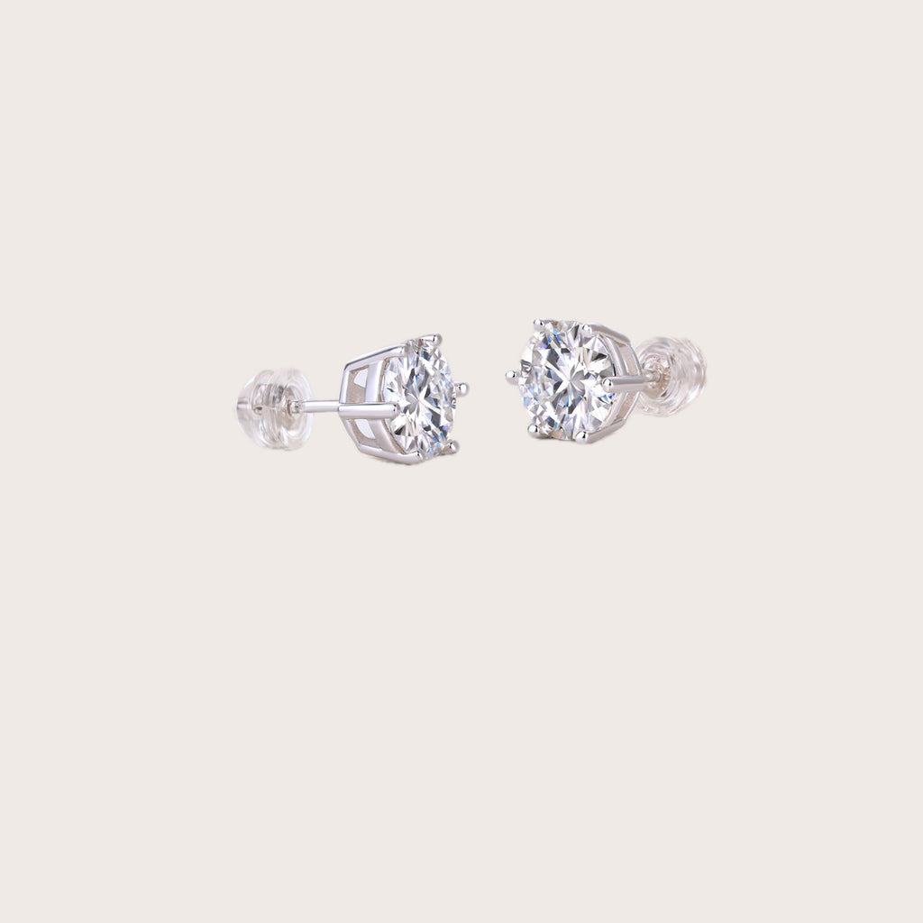 Serene Stud Earrings 0.5ct in 925 sterling silver