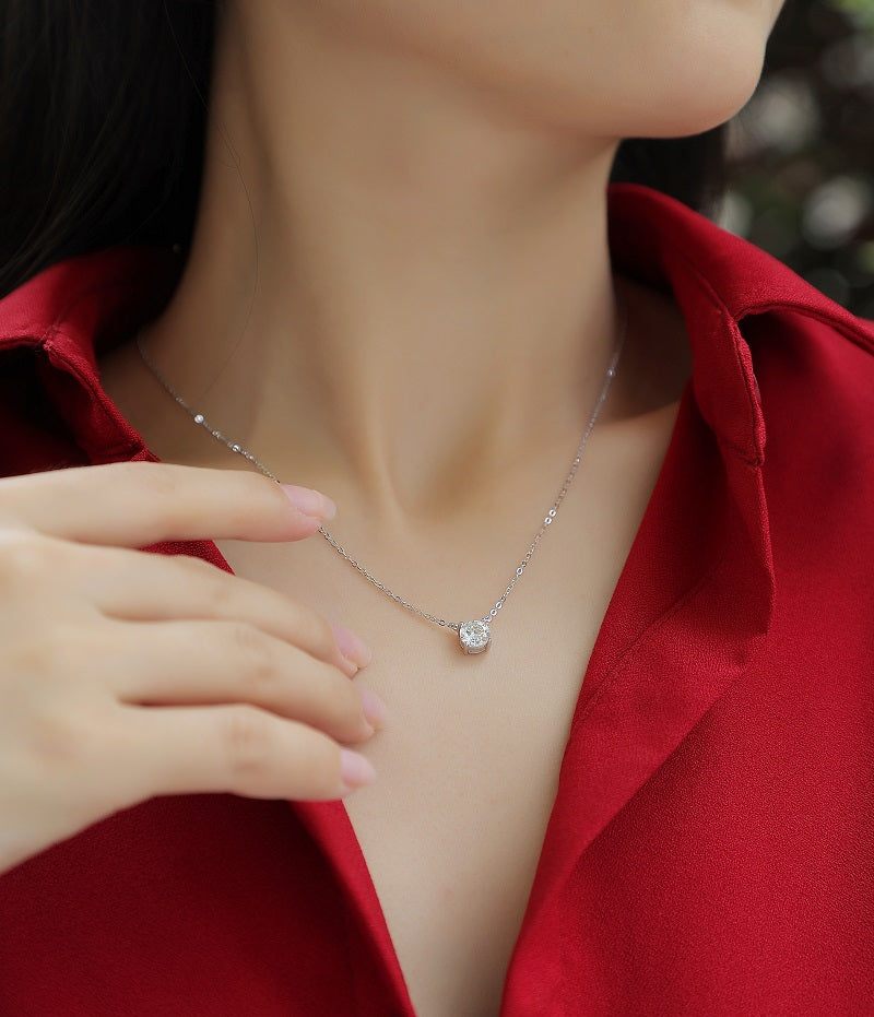 Forever Bond Pendant Necklace 2ct in 925 sterling silver