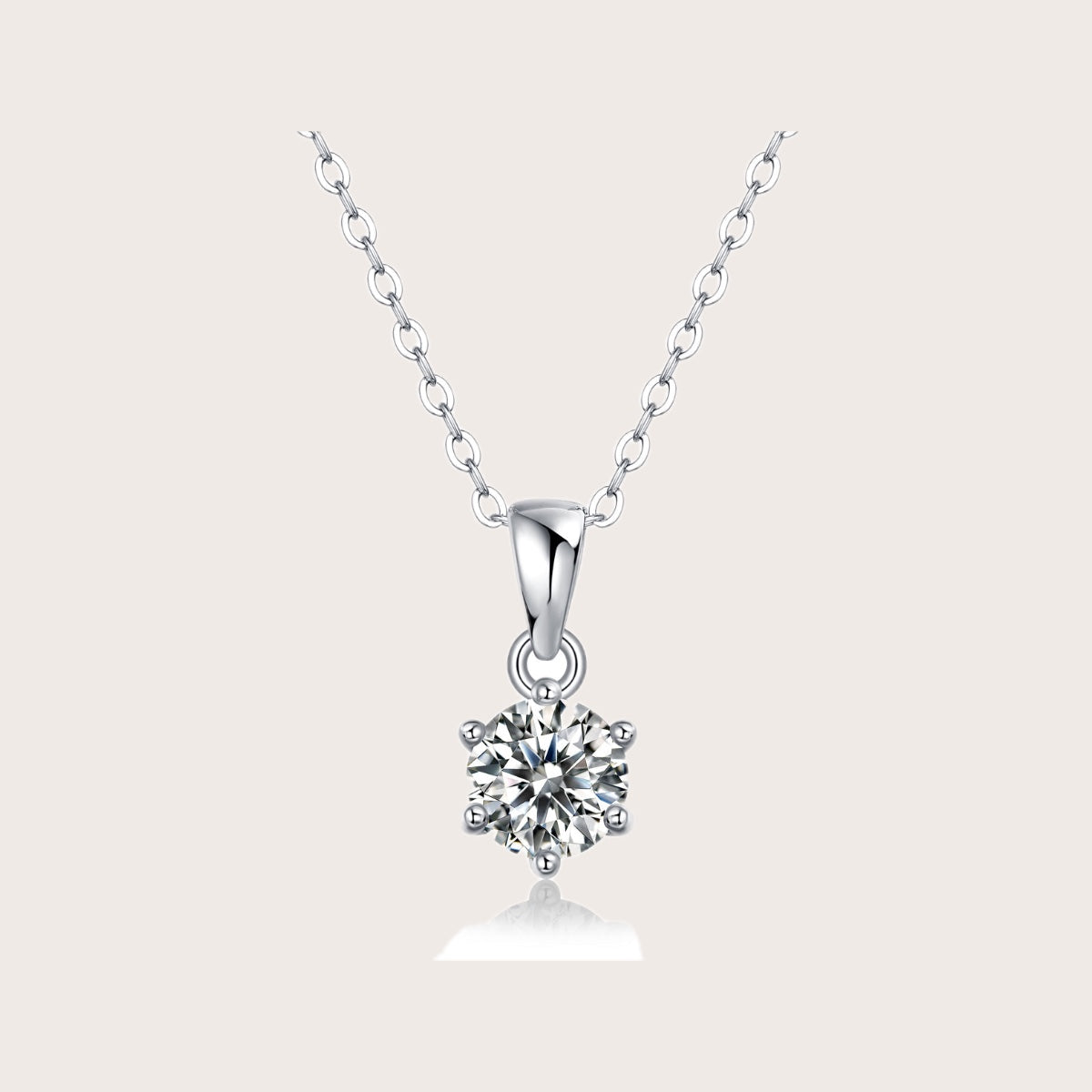 Declaration Pendant Necklace 2ct in 925 sterling silver