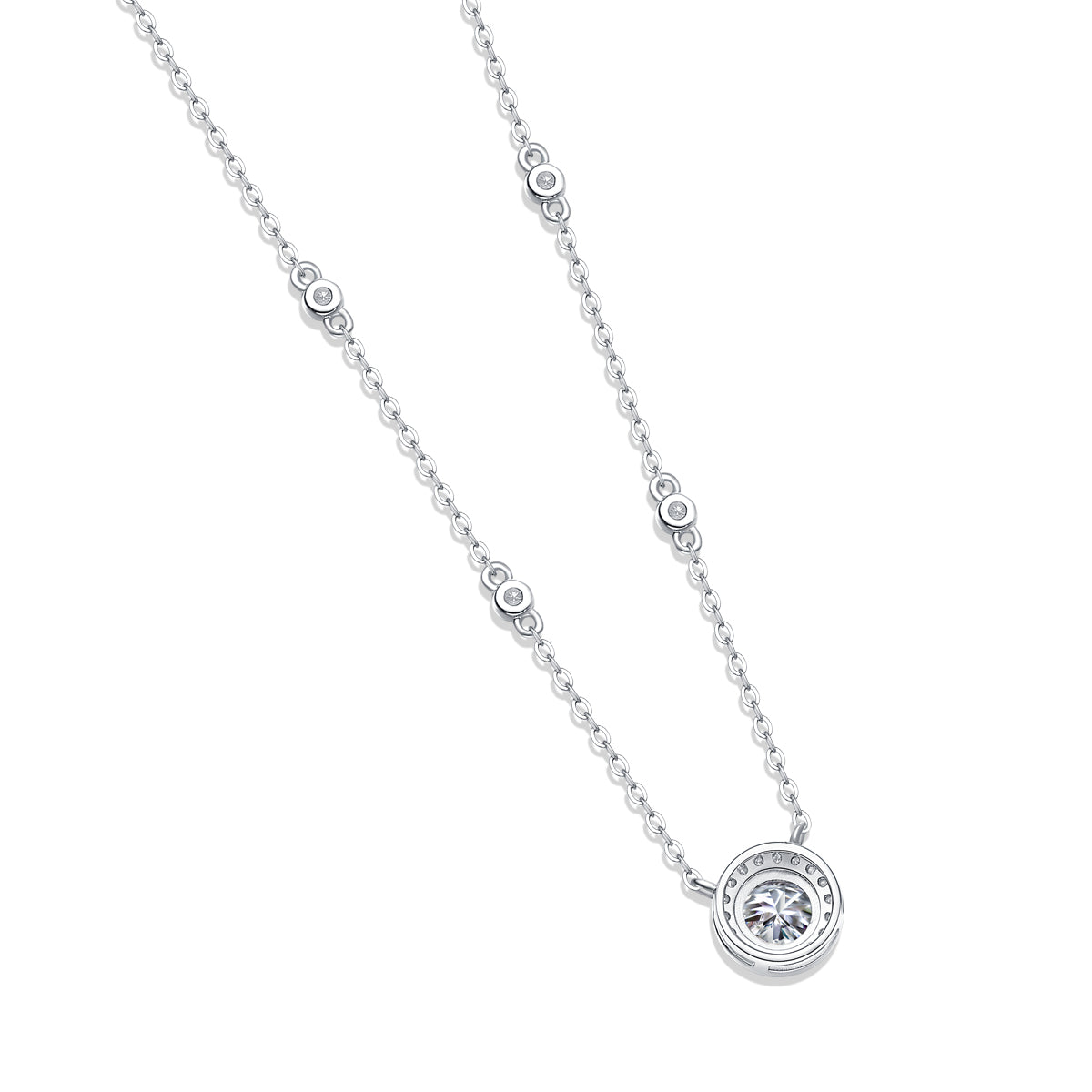 Stardust Pendant Necklace 3ct in 925 sterling silver