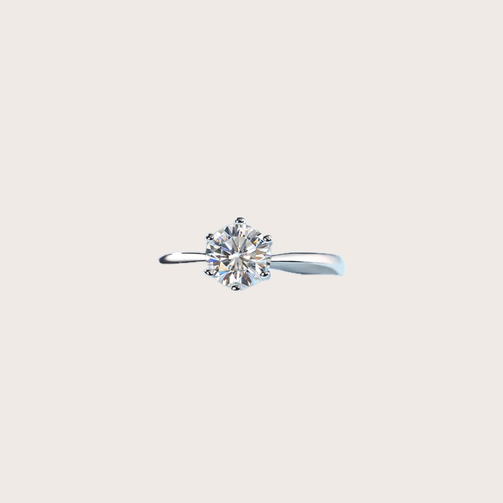 Classic 6-Prong Ring 5ct in 925 sterling silver
