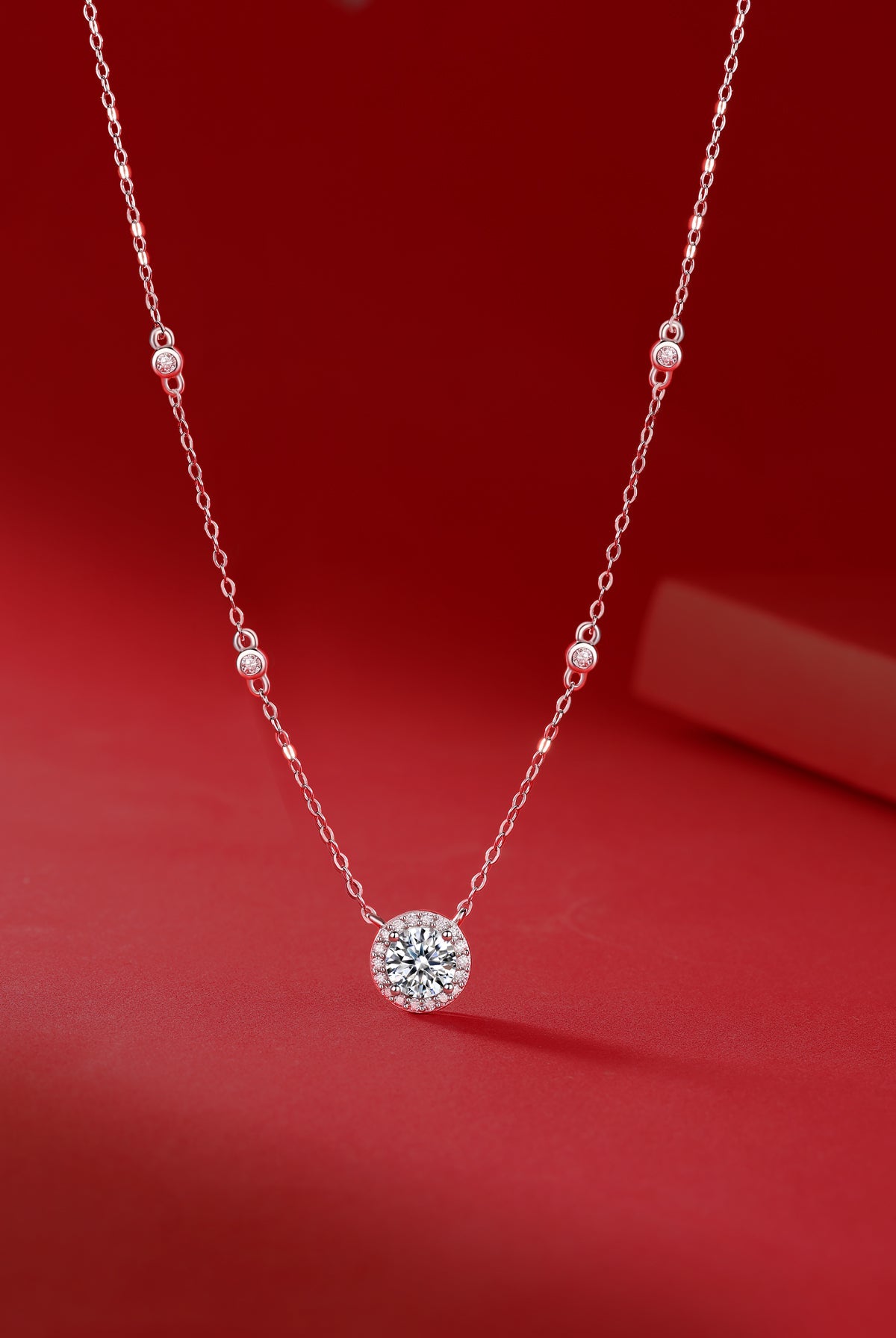 Stardust Pendant Necklace 3ct in 925 sterling silver